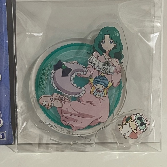 2023 Sailor Moon x Sanrio Small Acrylic Stand - Sailor Neptune/Little Twin Stars - Picture 3 of 5